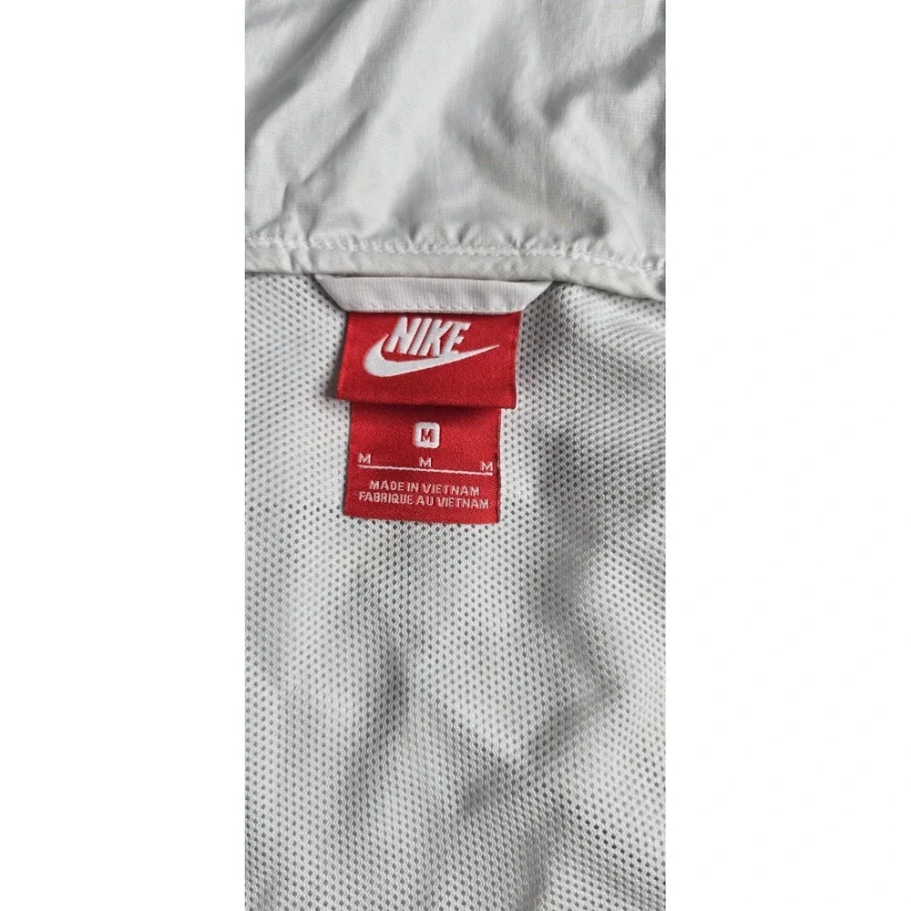 NIKE Sportswear Windrunner Jacket Women's Medium Black White Lightweight Running